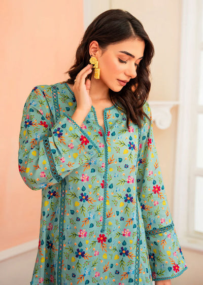 Linda Readymade 2 Piece Cotton Lawn Suit - Memsaab Online