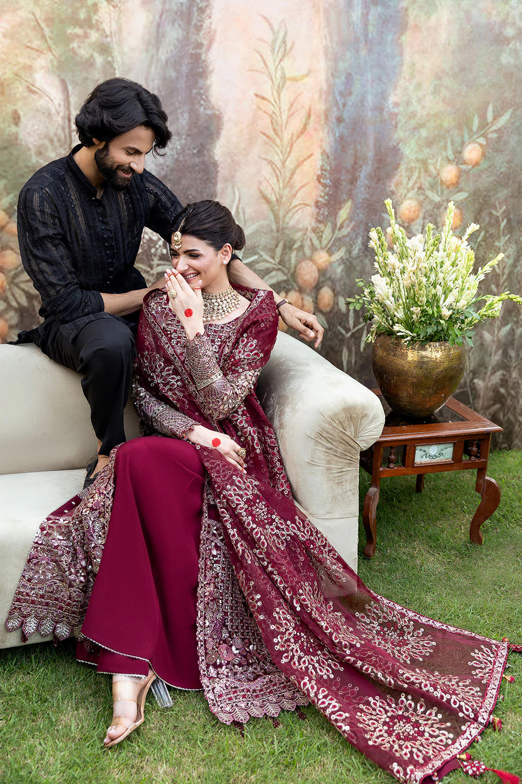 SF-07-AMANAT Readymade - Mehfil by Shagna Ramsha Luxury Chiffon Collection 2025 - Memsaab Online