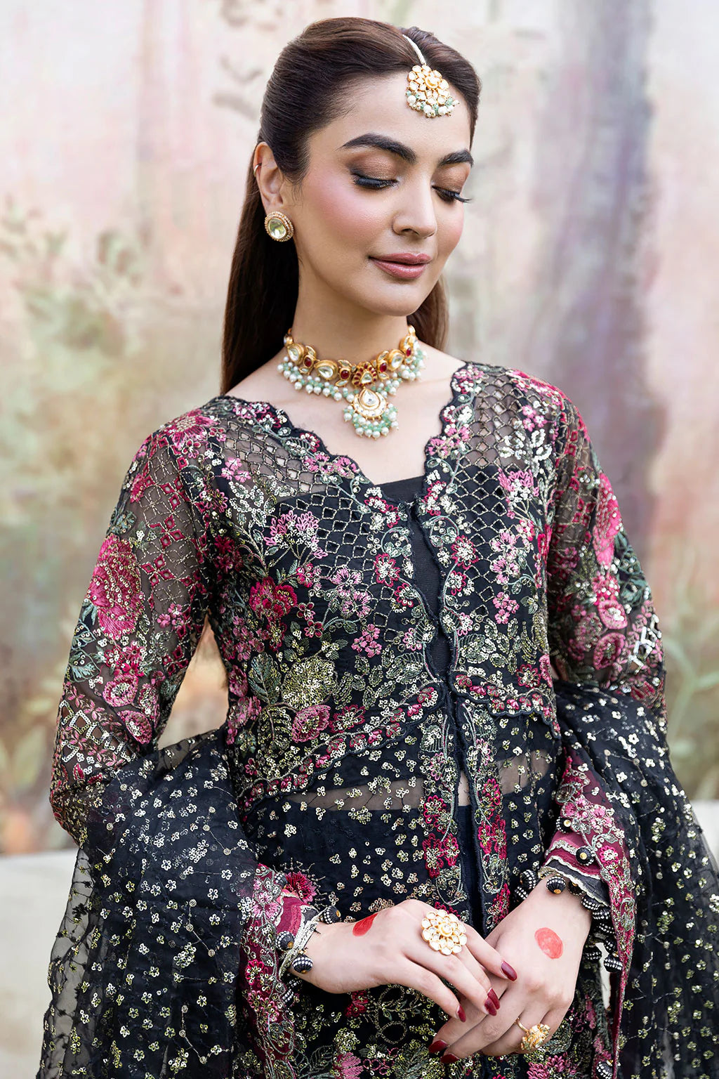 SF-08-KAJAL Readymade - Mehfil by Shagna Ramsha Luxury Chiffon Collection 2025 - Memsaab Online
