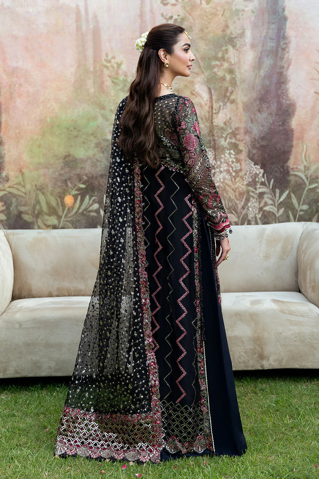 SF-08-KAJAL Readymade - Mehfil by Shagna Ramsha Luxury Chiffon Collection 2025 - Memsaab Online