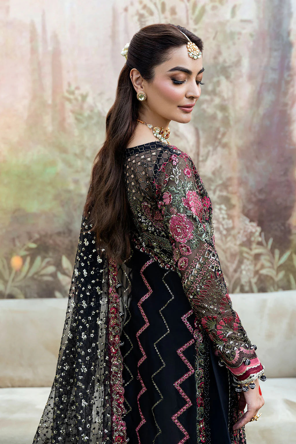 SF-08-KAJAL Readymade - Mehfil by Shagna Ramsha Luxury Chiffon Collection 2025 - Memsaab Online