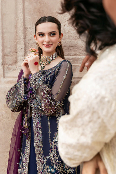 SF-09-NEEL Readymade - Mehfil by Shagna Ramsha Luxury Chiffon Collection 2025 - Memsaab Online