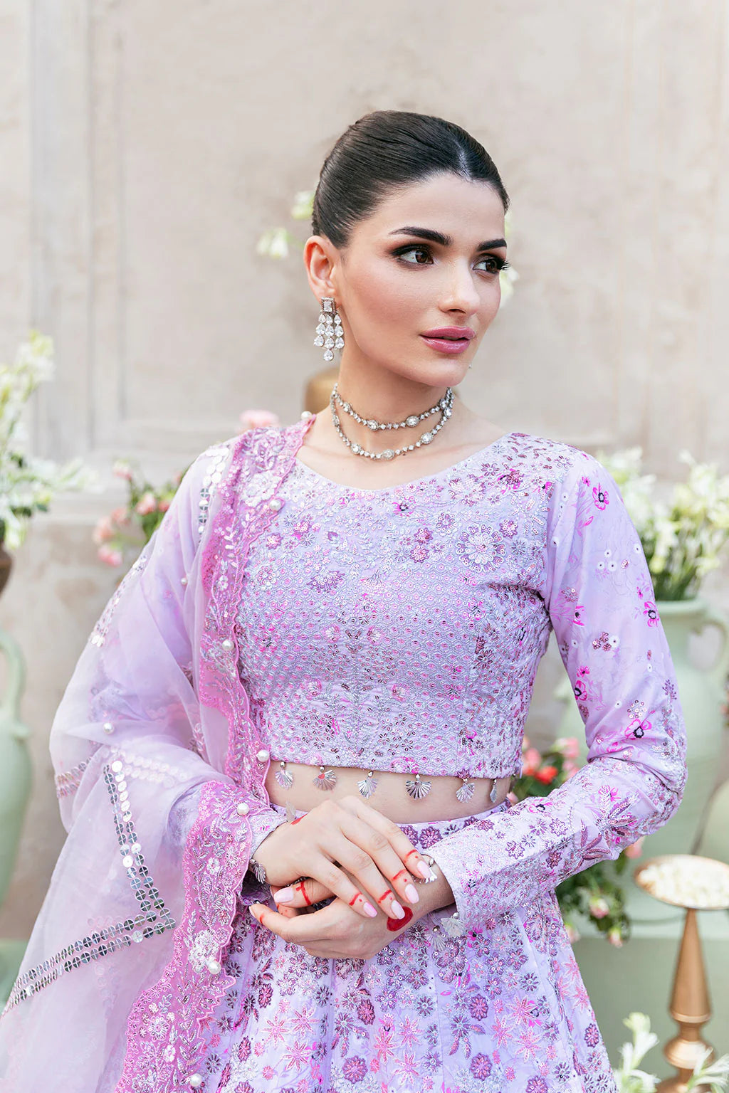 SF-10- PANKH Readymade - Mehfil by Shagna Ramsha Luxury Chiffon Collection 2025 - Memsaab Online