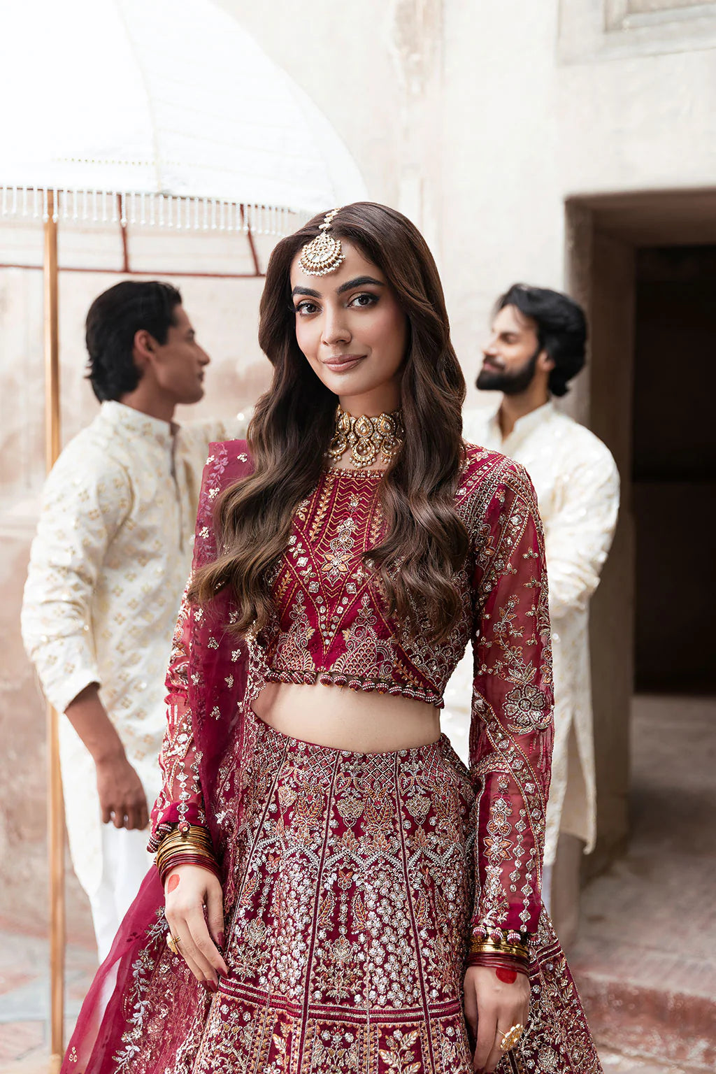 SF-01- GULRUKH- Readymade - Mehfil by Shagna Ramsha Luxury Chiffon Collection 2025 - Memsaab Online