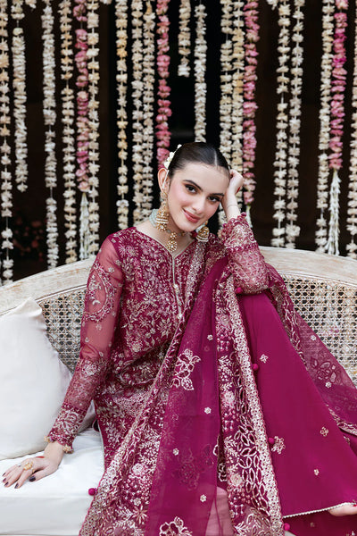SF-03- MAHER- Readymade - Mehfil by Shagna Ramsha Luxury Chiffon Collection 2025 - Memsaab Online
