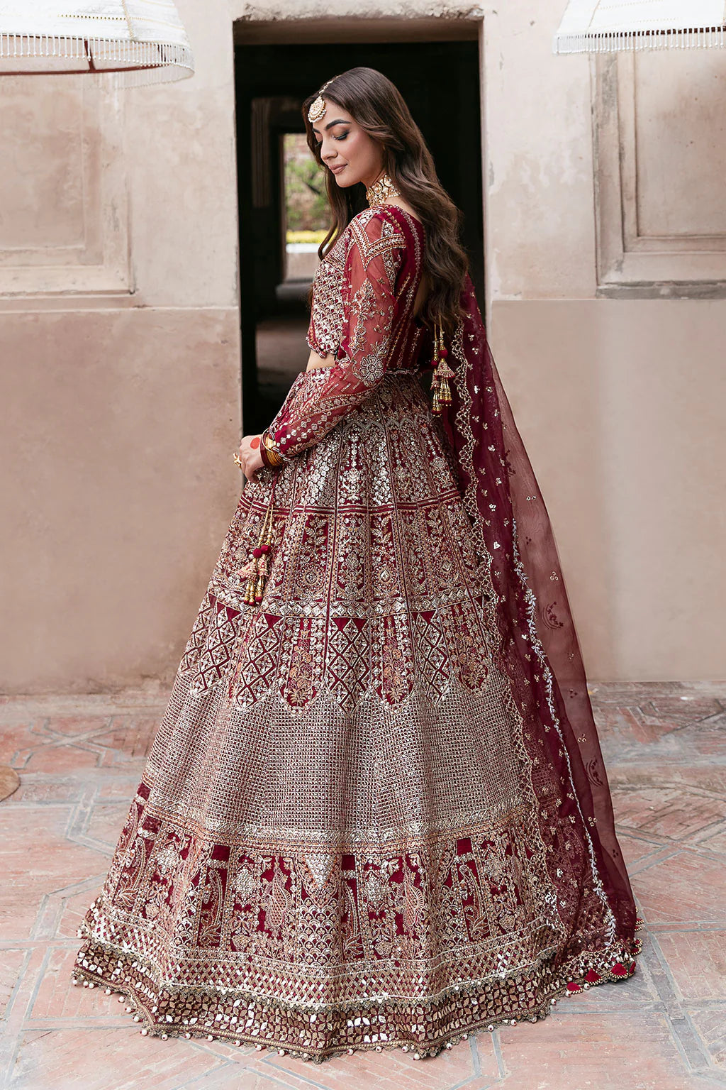 SF-01- GULRUKH- Readymade - Mehfil by Shagna Ramsha Luxury Chiffon Collection 2025 - Memsaab Online