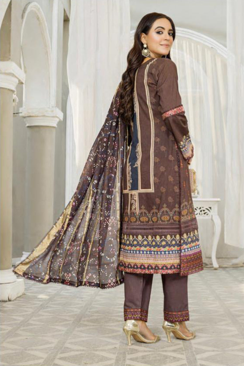 MSL-02-R - Readymade - Munira Digital Lawn Collection 2023 - Memsaab Online