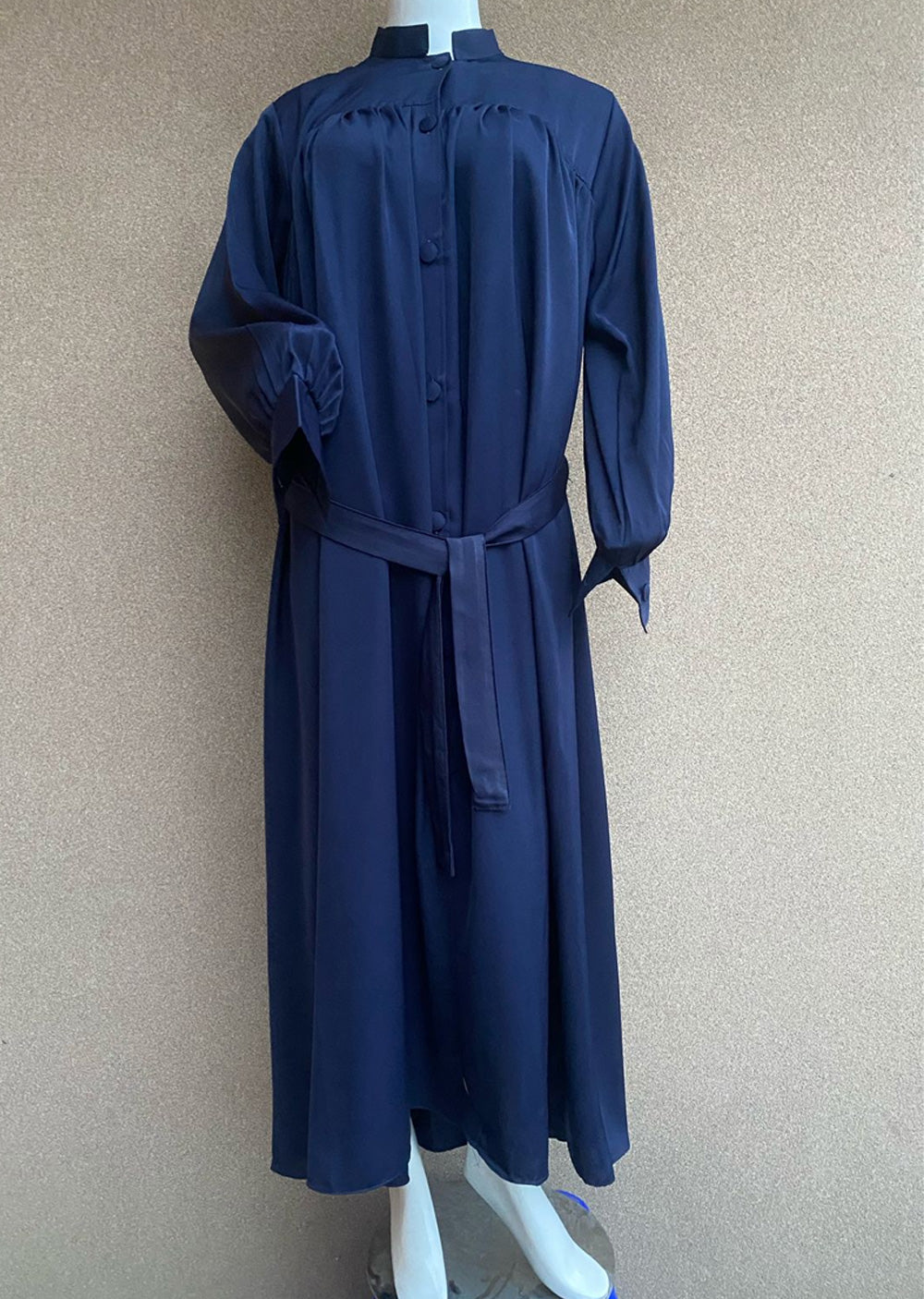 ABYA-1749- Navy -Sumaiya -Ladies Fancy Abaya - Memsaab Online