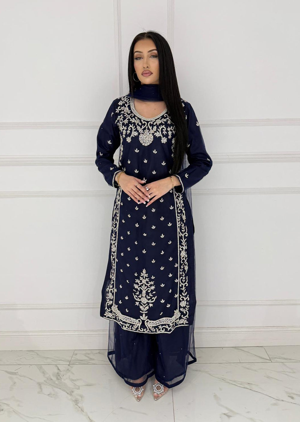 RH2105 Reha - NavyFancy Net Outfit - Memsaab Online