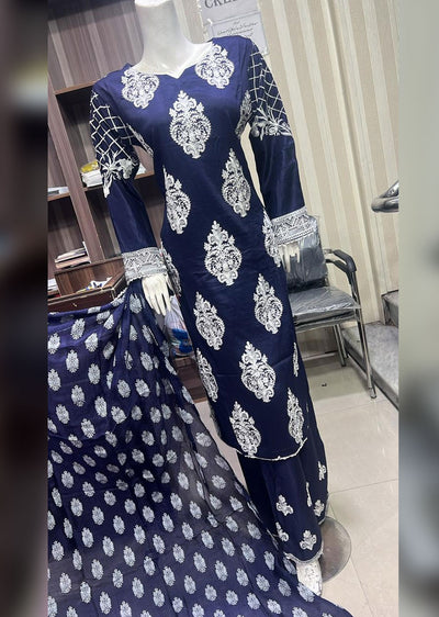 BPH-04 - Navy - Readymade Posh Suit 2024 - Memsaab Online