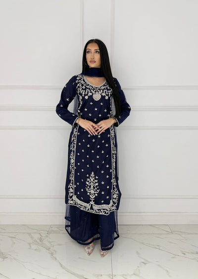 RH2105 Reha - NavyFancy Net Outfit - Memsaab Online