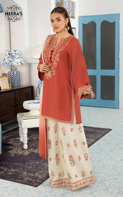 HSS-359- Readymade Neelofar Elara Heeras Suit - Memsaab Online