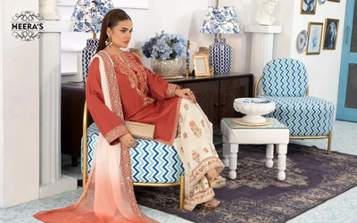 HSS-359- Readymade Neelofar Elara Heeras Suit - Memsaab Online