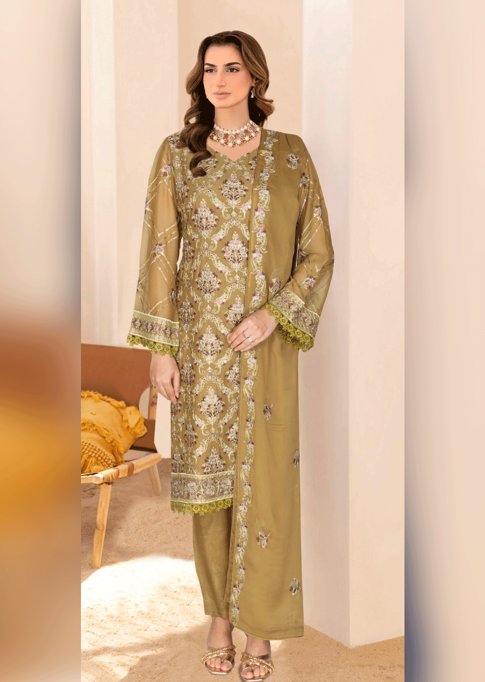 WG-384-C - Readymade - Ramsha Suit 2024 - Memsaab Online