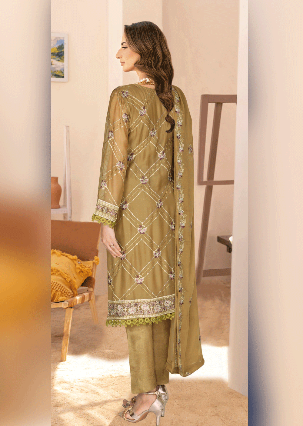 WG-384-C - Readymade - Ramsha Suit 2024 - Memsaab Online