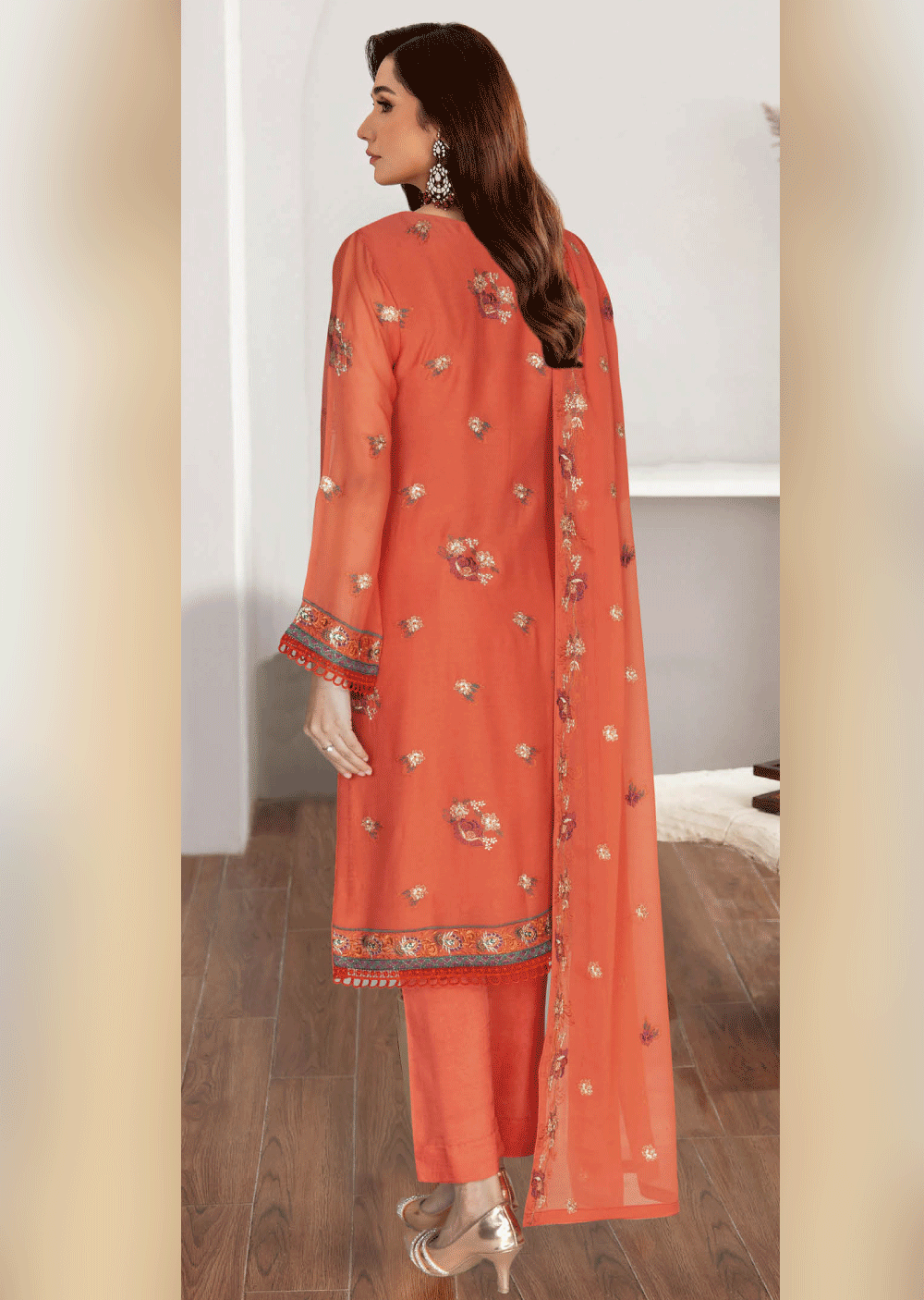 WA-401-E - Readymade - Ramsha Suit 2024 - Memsaab Online