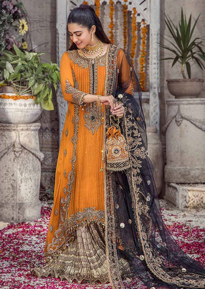 P-252 - Orange - Readymade - Khuda Baksh Creations 2024 - Memsaab Online