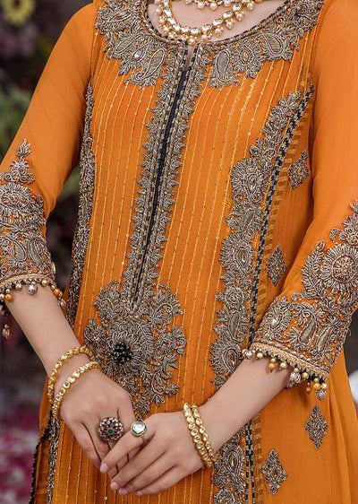 P-252 - Orange - Readymade - Khuda Baksh Creations 2024 - Memsaab Online