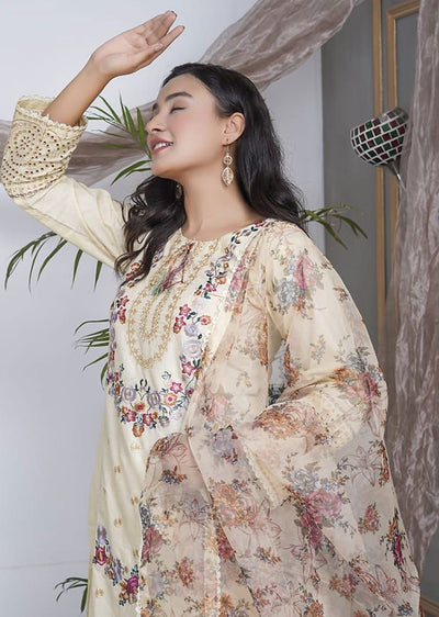 ASK802-D Readymade Cotton Suit - Memsaab Online