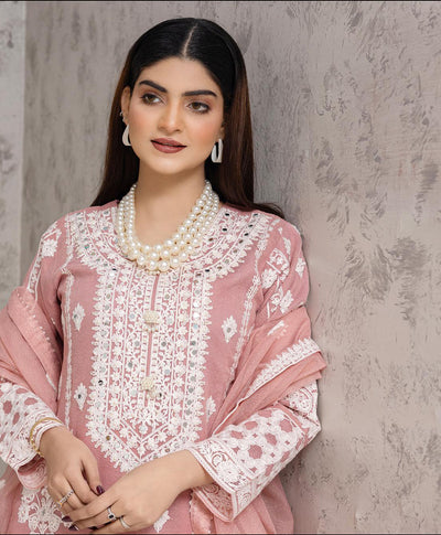 RGZ7103 - Rangz Organza Suit - Memsaab Online