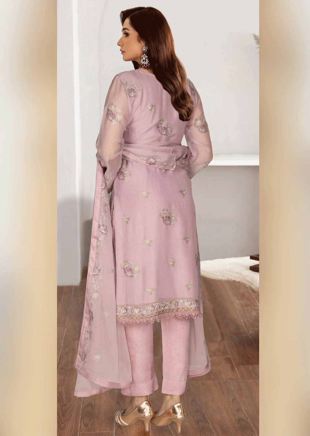 WA-401-F - Readymade - Ramsha Suit 2024 - Memsaab Online