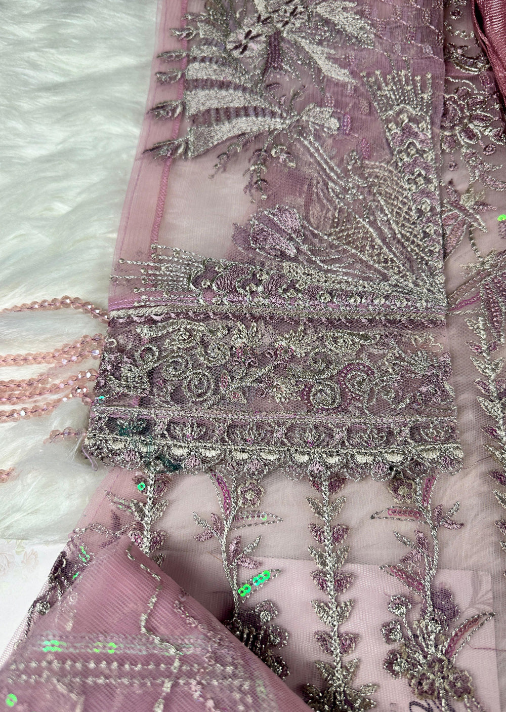 01 Pink Salt - Readymade - Baroque Inspired Suit - Memsaab Online