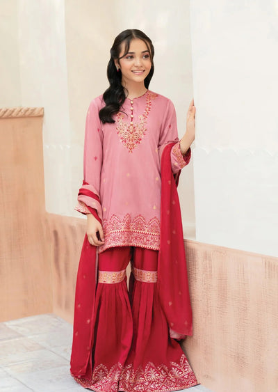 PIPER - Garnet Kids 3 Piece Cotton Suit - Memsaab Online