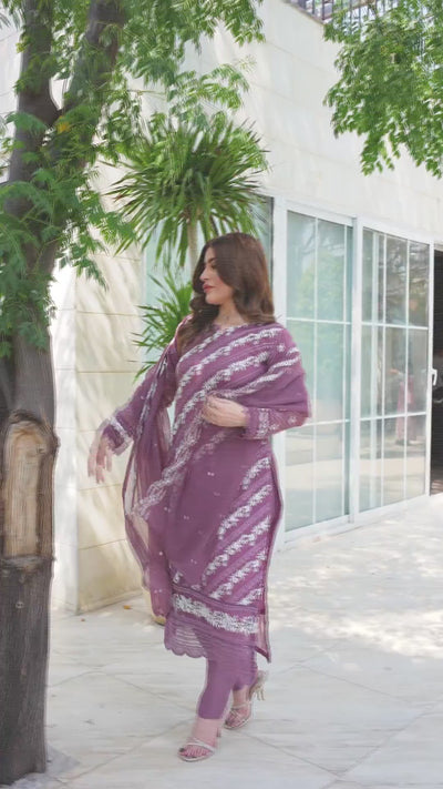 HK312 - Readymade Chiffon Outfit 2025