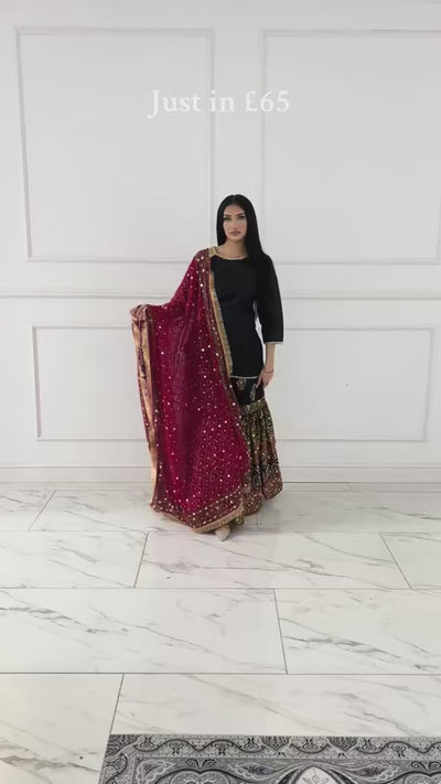 SRB9961 - SABA - Sehrish.B Designer Mendhi Suit