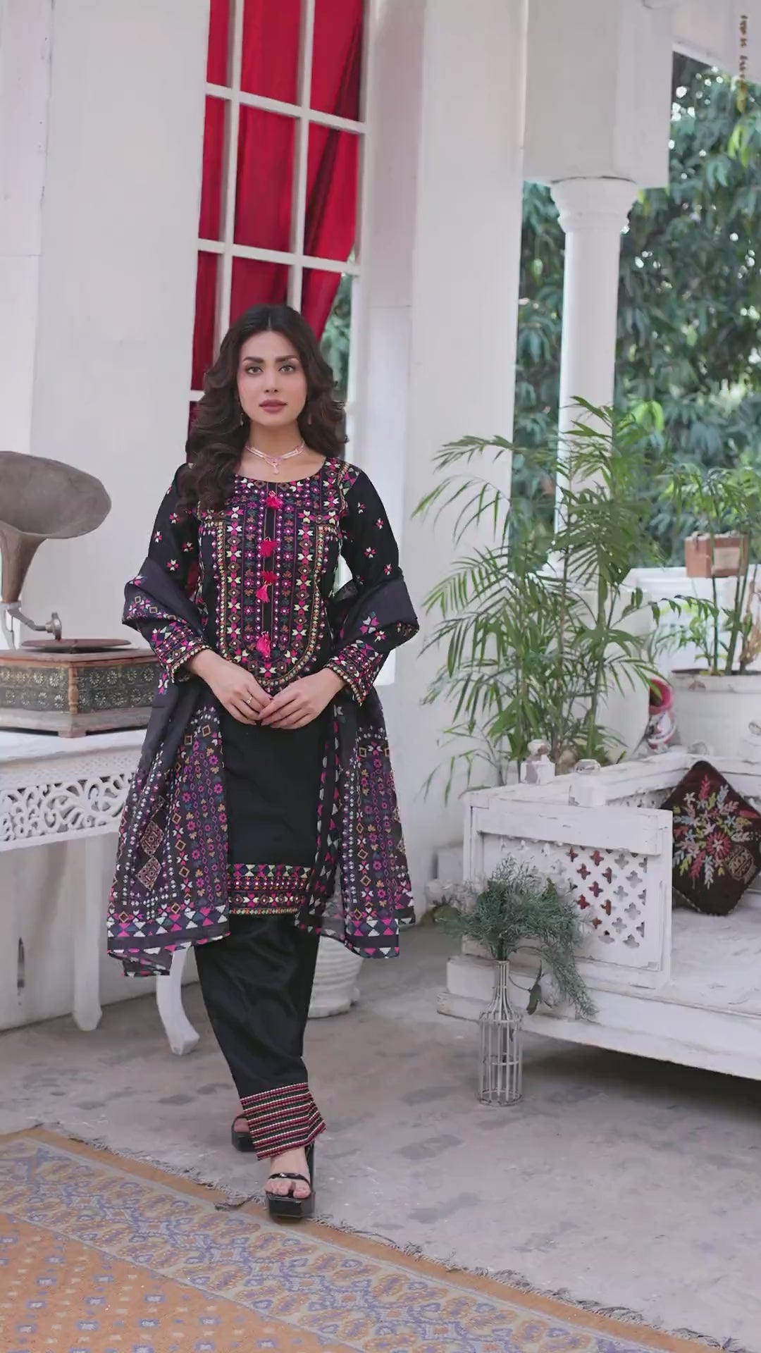 HK321 - Readymade Cotton Outfit 2025