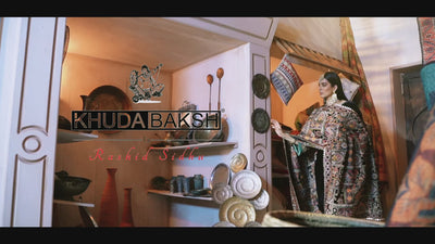 P-208 Black Readymade Khuda Baksh Creations 2024