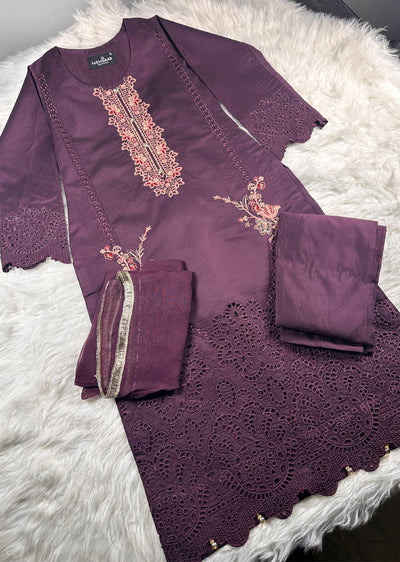 HK291 - Purple - Readymade HK Outfit - Memsaab Online