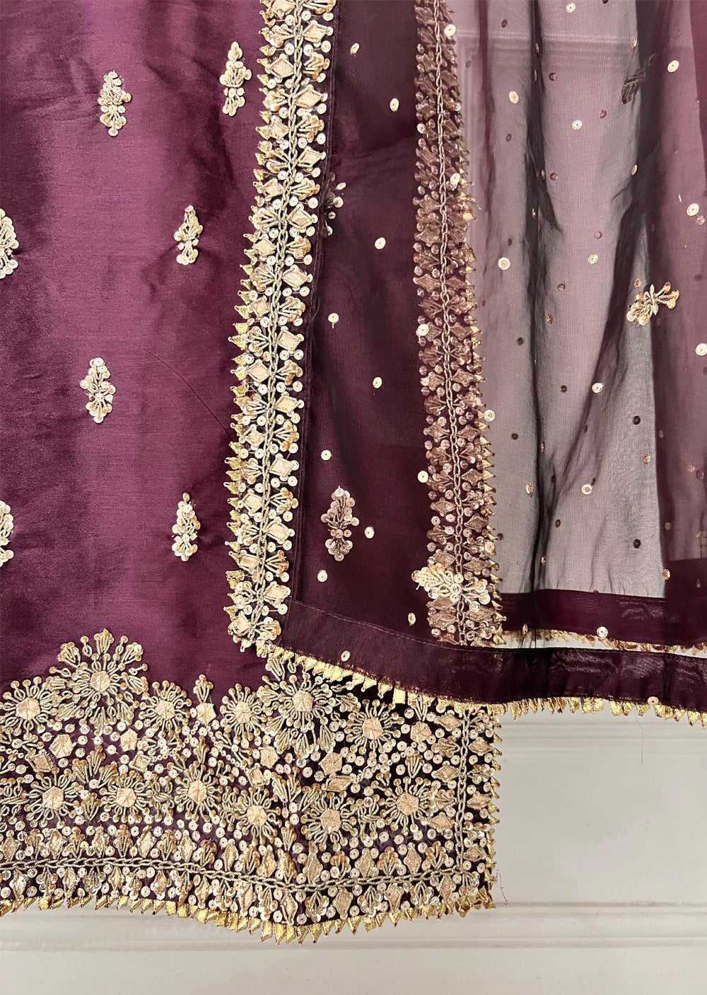 SRB1306 - Reem - Purple - Sehrish.B Designer - Memsaab Online