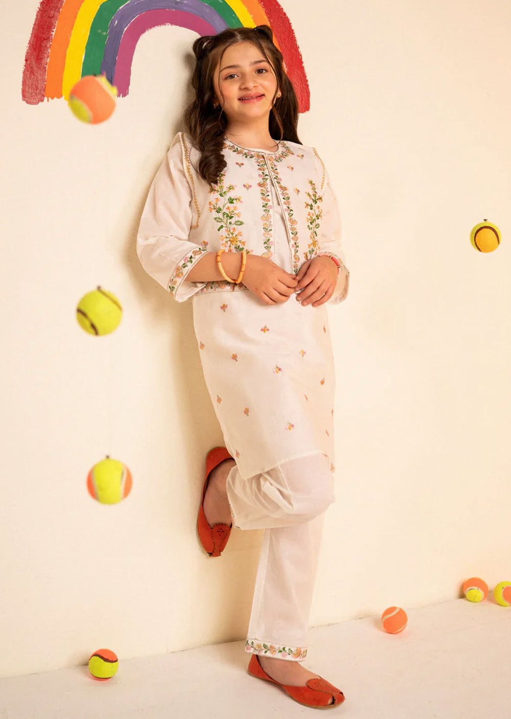 Raya - Readymade Kids Suit by Garnet 2022 - Memsaab Online