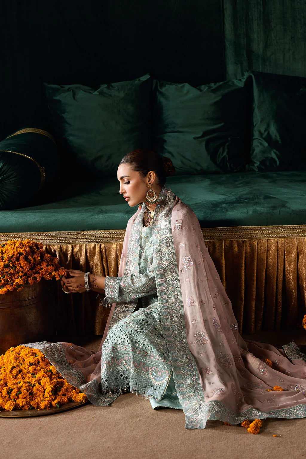Q-206 - Readymade - Dastak by Ramsha Luxury Chiffon Collection 2025 - Memsaab Online