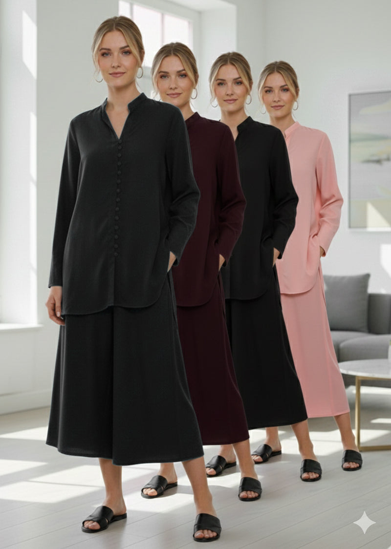 RBY-138- Tye & Dye Crepe 2 Piece Co-ord