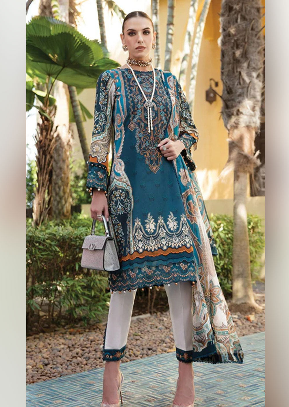 SFF-04 - Unstitched - Gulaal Inspired Lawn Suit 2023 - Memsaab Online