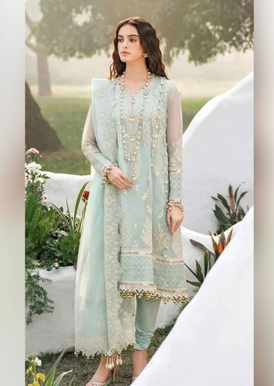 SFF-07 - Unstitched - Sana Safinaz Inspired Lawn Suit 2023 - Memsaab Online