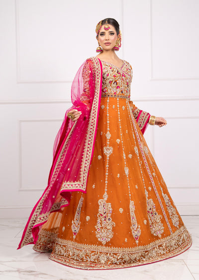 SRB2424 Chaandni - Mendhi Bridal Outfit - Memsaab Online