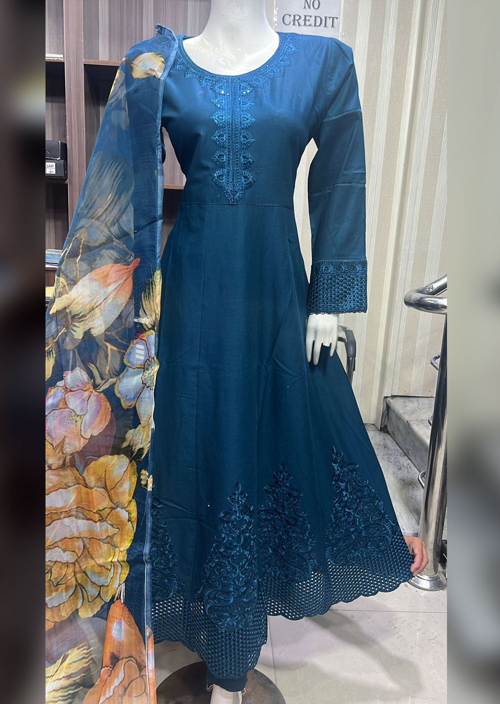 BPH-07 - Teal - Readymade Posh Suit 2024 - Memsaab Online