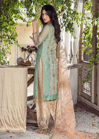 P-237 - Turquoise - Readymade - Khuda Baksh Creations 2024 - Memsaab Online