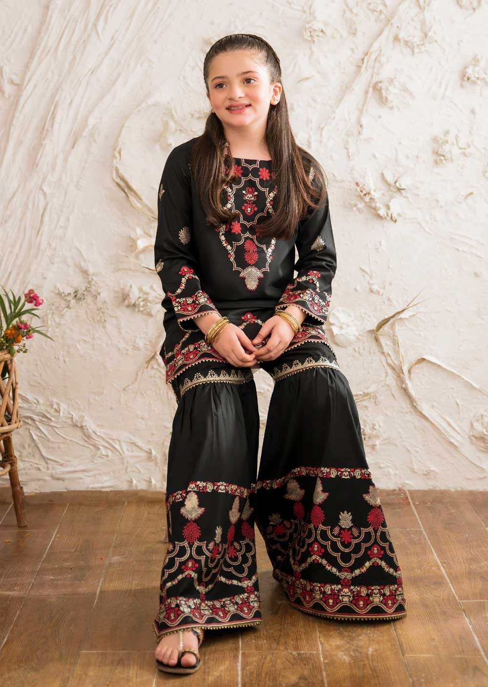 Wajiha - Readymade - Kids Suit by Garnet 2022 - Memsaab Online