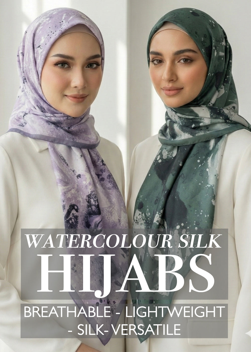 NA-143 Watercolour Silk MODAL Hijabs