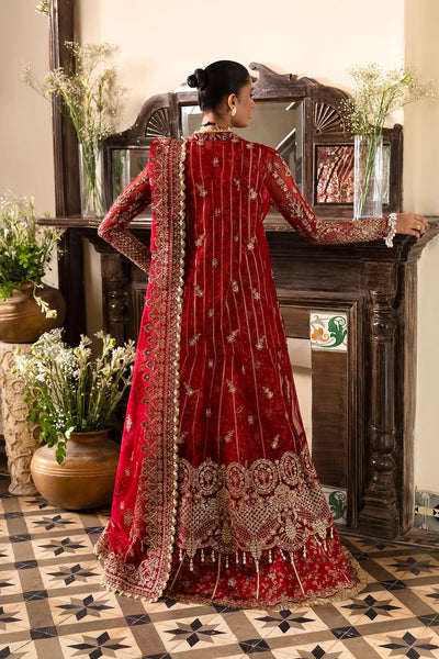 AWE-25-VL-02 Unstitched Tearose-DASTAN GOI'2025 - Memsaab Online