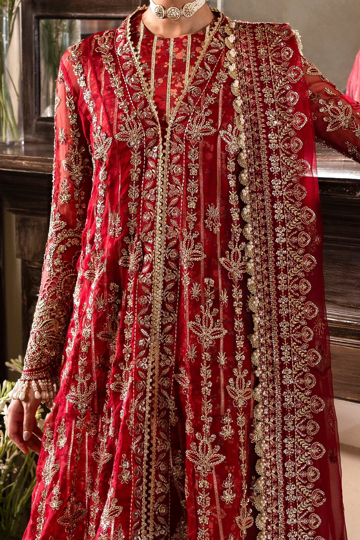 AWE-25-VL-02 Unstitched Tearose-DASTAN GOI'2025 - Memsaab Online
