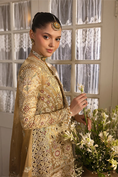 AWE-25-VL-03 Unstitched Goldveil-DASTAN GOI'2025 - Memsaab Online