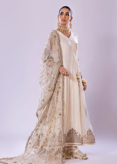 P-256 - Offwhite - Readymade - Basics by Khuda Baksh Creations 2024 - Memsaab Online