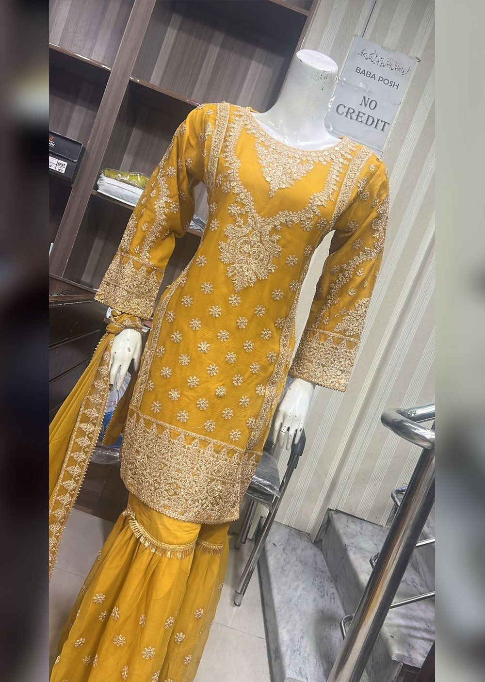 BPH-03 - Yellow - Readymade Posh Suit 2024 - Memsaab Online