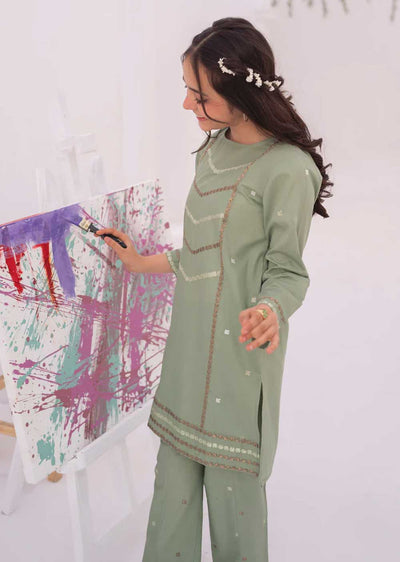 Zulma - Readymade Kids Suit by Garnet 2024 - Memsaab Online