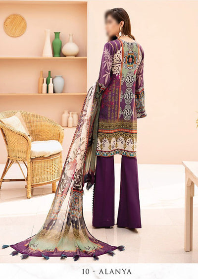 10 Alanya - Iris Readymade Embroidered Lawn Collection Vol 2 by Jazmin - Memsaab Online